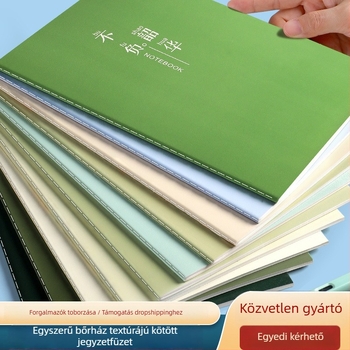 Sijin jegyzetfüzet, ragasztott kötés, 80 g/m² cellulóz papír, 50–100 oldal, kreatív stílus