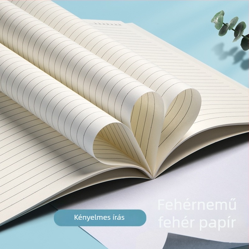 Sijin jegyzetfüzet, ragasztott kötés, 80 g/m² cellulóz papír, 50–100 oldal, kreatív stílus