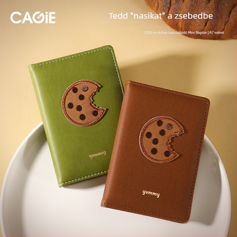 Napló/Cagie/Kajie PU borítóval, kötés fonallal, cellulózpapír 100 g/m², 100–200 oldal