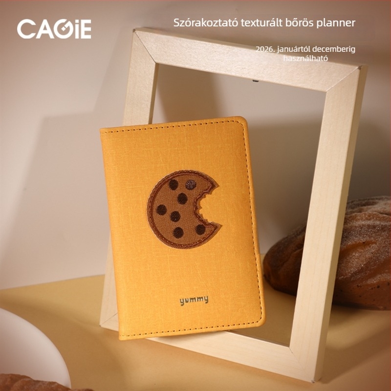 Napló/Cagie/Kajie PU borítóval, kötés fonallal, cellulózpapír 100 g/m², 100–200 oldal