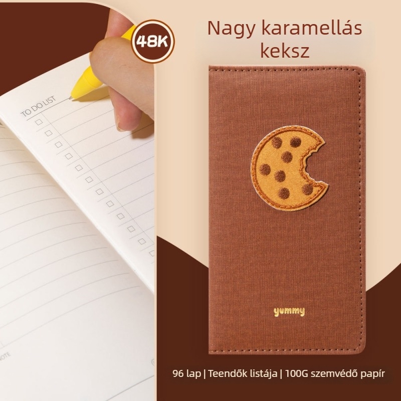 Napló/Cagie/Kajie PU borítóval, kötés fonallal, cellulózpapír 100 g/m², 100–200 oldal