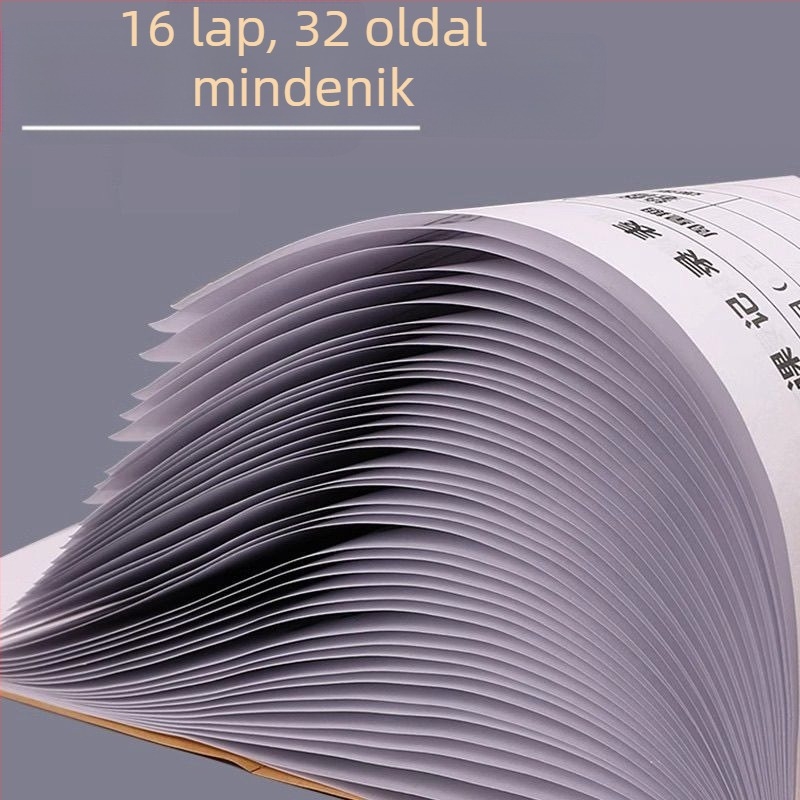Etnikus stílusú lecke- és feljegyzés notesz, binder kötés, PVC oldalak, 70 g/m² papír