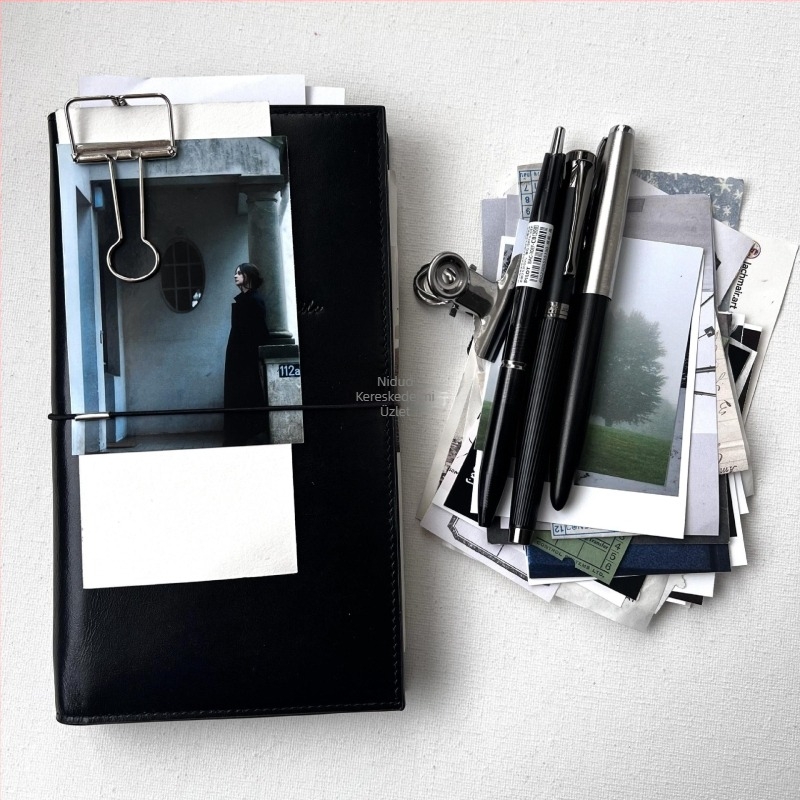 Binder-kötésű jegyzetfüzet, japán és koreai stílus, 75 g faalapú papír, 1–50 oldal