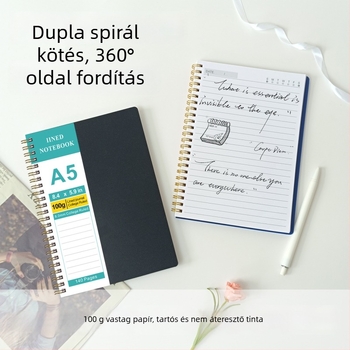 Vonalas notesz, PP borító, szalma-alapú papír, 100 oldal, Zhiyun márka