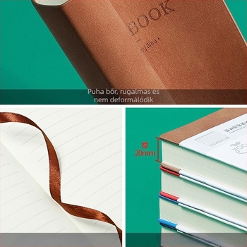 Notebook | Package Printing | Mesterséges bőr borító | Varrt kötés | 300–400 oldal