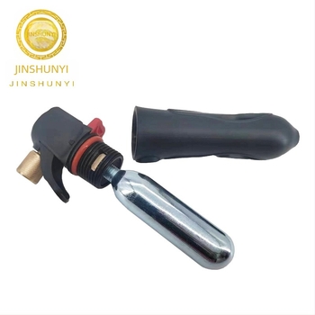 Kézi pumpa, légszelep JSY-PSC01, műanyag test, 135 mm hosszú, 6 MPa nyomás