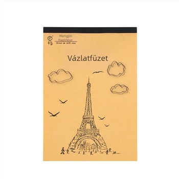 Draft papír felvételi vizsga magiszterihoz, 50–100 oldal, 70 gsm papír, ragasztott kötés, Alive márka