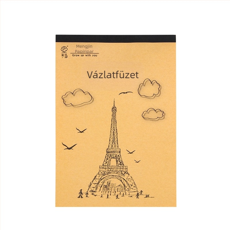 Draft papír felvételi vizsga magiszterihoz, 50–100 oldal, 70 gsm papír, ragasztott kötés, Alive márka