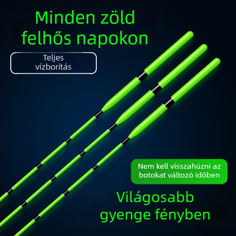 Nano úszókészlet horgászathoz – vertikális sodrás, Mingbo márka, nano anyag
