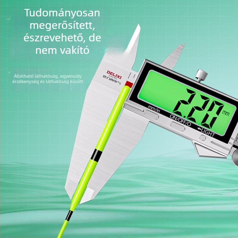 Nano úszókészlet horgászathoz – vertikális sodrás, Mingbo márka, nano anyag