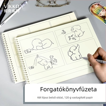 Victor jegyzetfüzet | PP borító | belső természetes színű papír | 120 g/m² papír | kreatív stílusú jegyzetfüzet