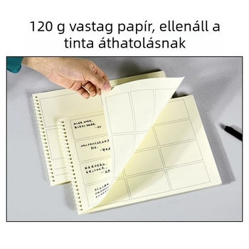 Victor jegyzetfüzet | PP borító | belső természetes színű papír | 120 g/m² papír | kreatív stílusú jegyzetfüzet