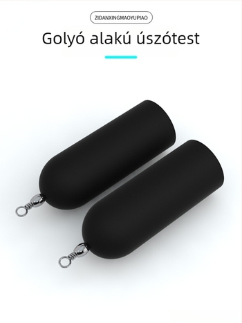 Golyó alakú láb nélküli horog habos úszóval és tartozékokkal az aknához