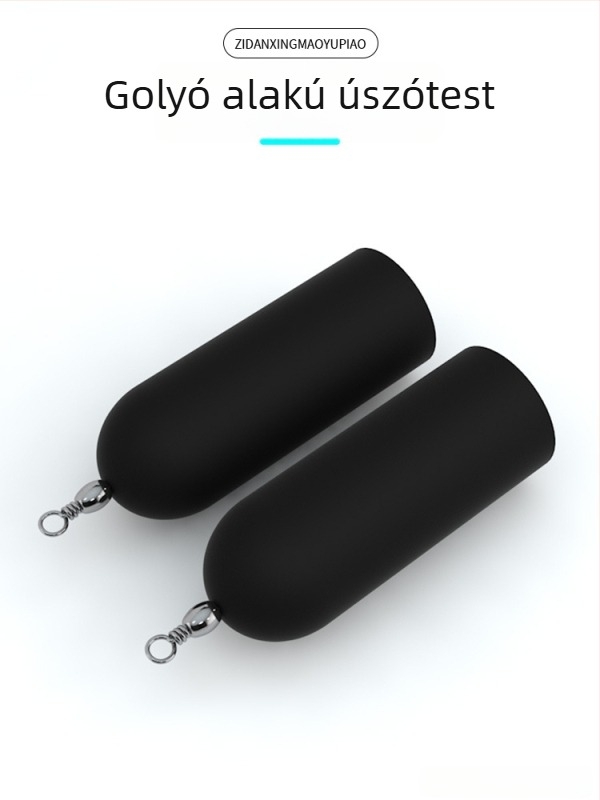 Golyó alakú láb nélküli horog habos úszóval és tartozékokkal az aknához