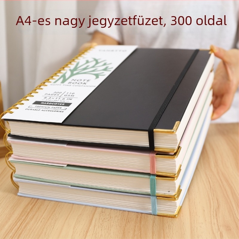 VANRTTO 16K spirálfüzet, 300 oldal, 110 g papír