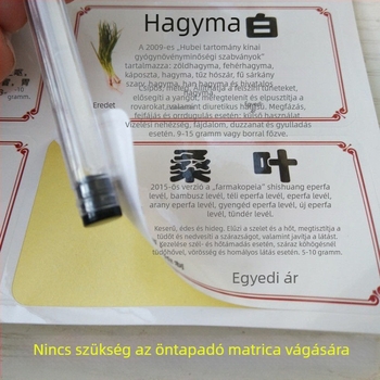 Xinxin szekrény névtáblája – ragasztott címke útmutatóval, nem importált, IP engedély nélkül