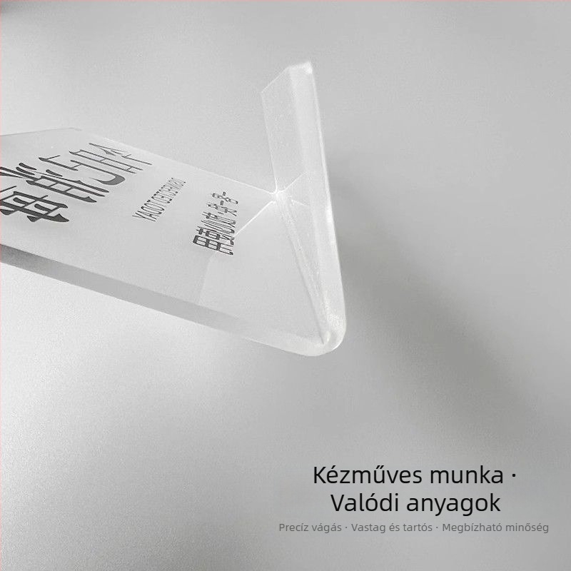 Akril recepciós tábla szállodákhoz és panziókhoz, testreszabható kivitelezés, márka: JVNYI/Junyi