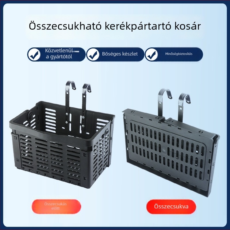 Műanyag kerékpárkosár kutu