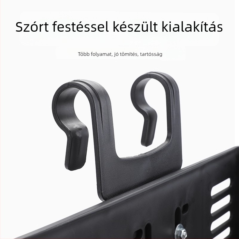 TOSUOD Összecsukható kerékpárkosár – Műanyag, előre akasztó és hátsó keret