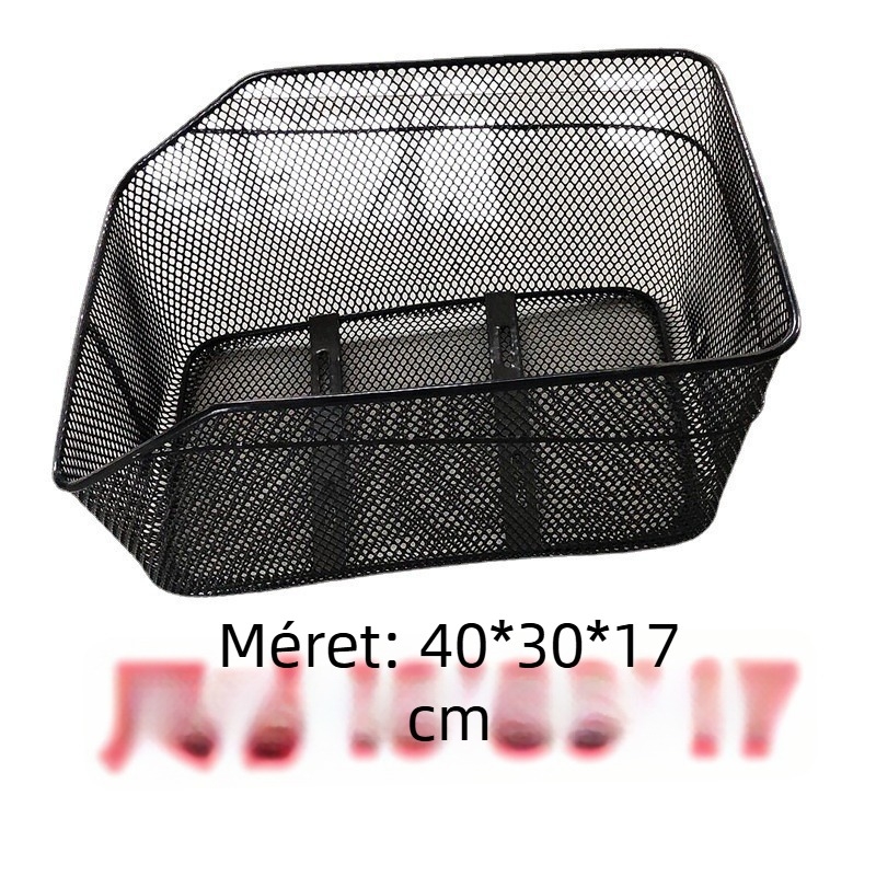 Hátsó kerékpárkosár, fém, 20 db/csomag