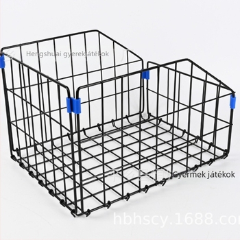 Hátsó kerékpár kosár, összecsukható, nagy kapacitású; Anyag: Vas; Típus: Kerékpár kosár; Márka: Hengshuai; Specifikációk: 42×32×4