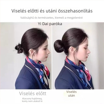 Rövid göndör paróka, természetes stílus, anyag: hőálló vezeték, növeli a haj volumenét, nőknek