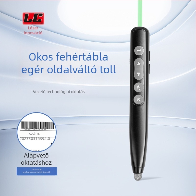 Lichuang Page Turner Pen – kijelző és érintőképernyő funkció; általános és középiskolai oktatáshoz; műanyag kivitel; 100 darabos csomag.
