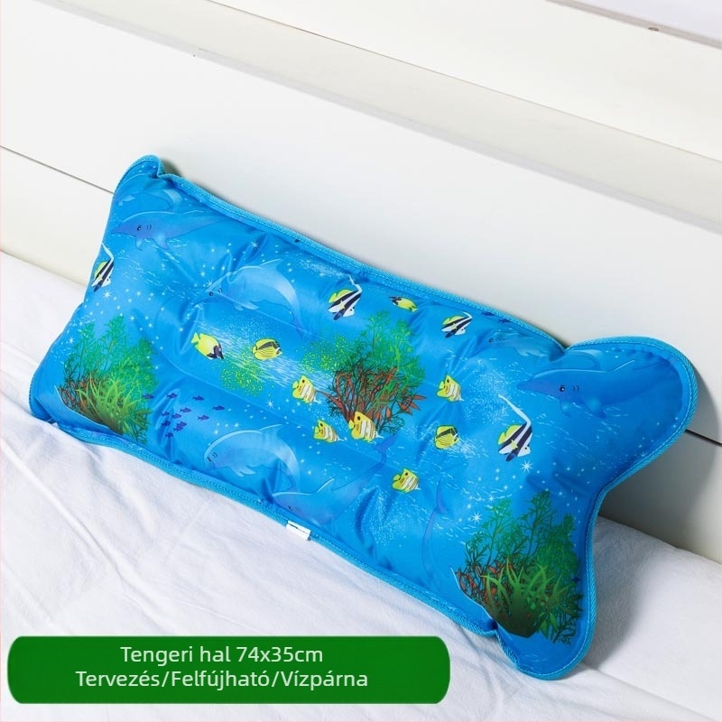 Jégpárna PVC anyagból és jégkristály töltettel a hűtésért és hőguta megelőzéséért; univerzális használat, testreszabás elérhető.