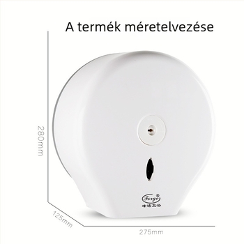 Fali műanyag toalettpapír-hordó, falra szerelhető, modell Fq-606-a, multifunkcionális fürdőszobai szervező