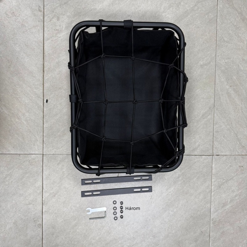 Elektromos kerékpár kosár, 16 lyukú, elülső és hátsó tartóval kompatibilis, vasból, kosár súlya 3,2 kg, márka Sheng wan he