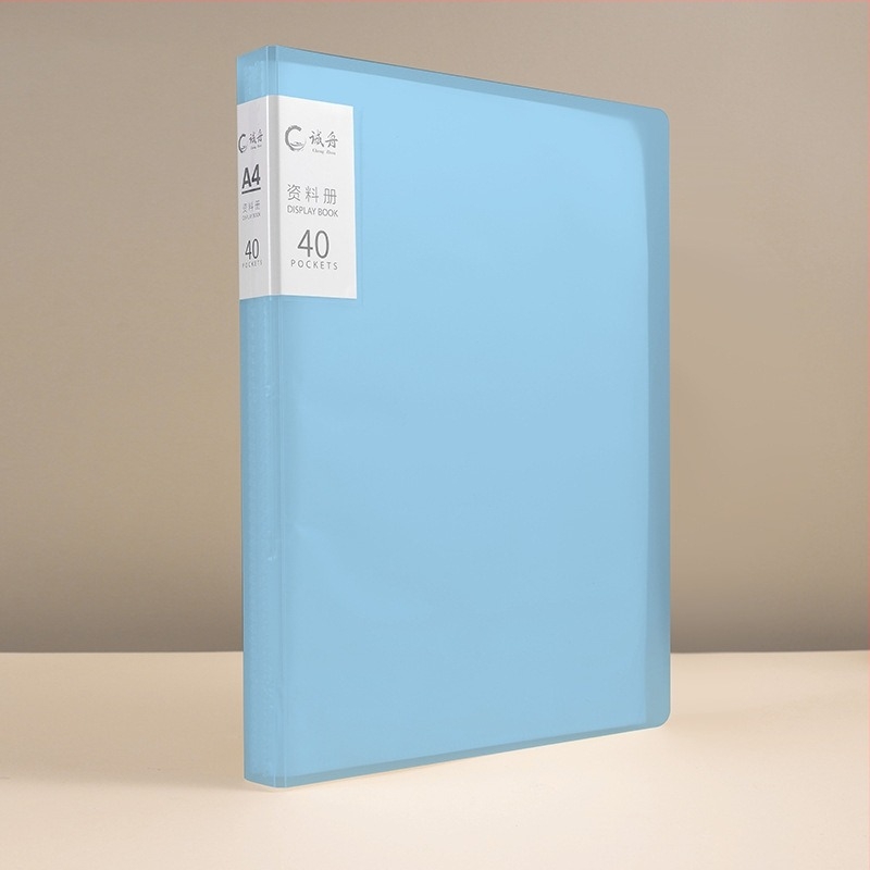 PP átlátszó beillesztő mappa A3 információs füzethez, 20–30 oldal, külső panel 0,8 mm, belső oldal 0,035 mm