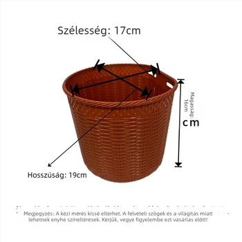 Első kerékpár kosár, univerzális illeszkedés, műanyag, nagy kapacitás