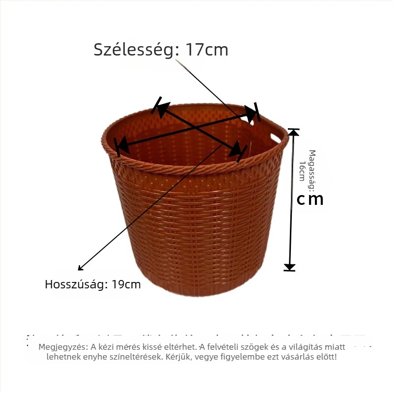 Első kerékpár kosár, univerzális illeszkedés, műanyag, nagy kapacitás