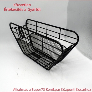 Középen rögzített motorkerékpárkosár, vasból készült, nagy kapacitás, 16 db/csomag