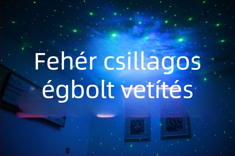 Űrhajós csillagos ég projektor – USB táplálású asztali hangulatvilágítás távirányítóval