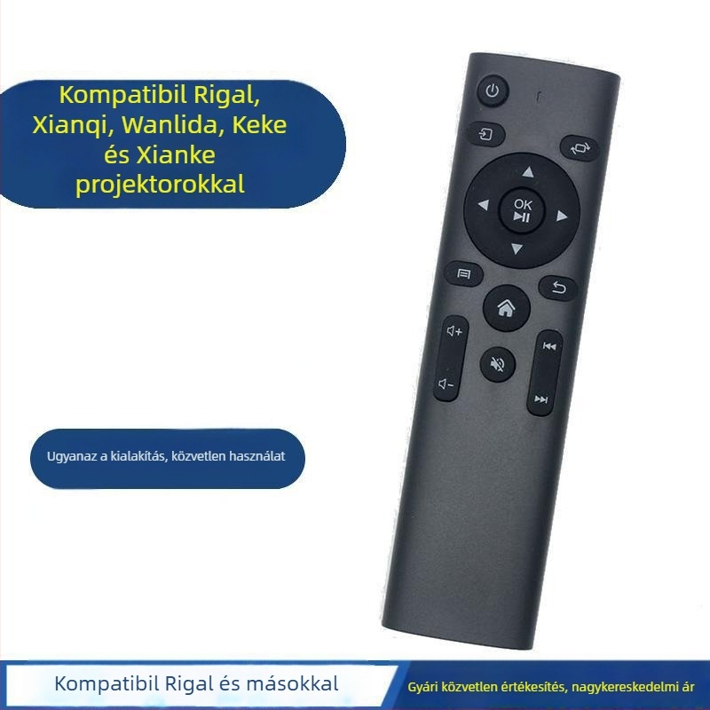 Távirányító Wanlida projektorhoz, modellek RD-828, 888, 520, 608, 615, 819, 833, DR-616