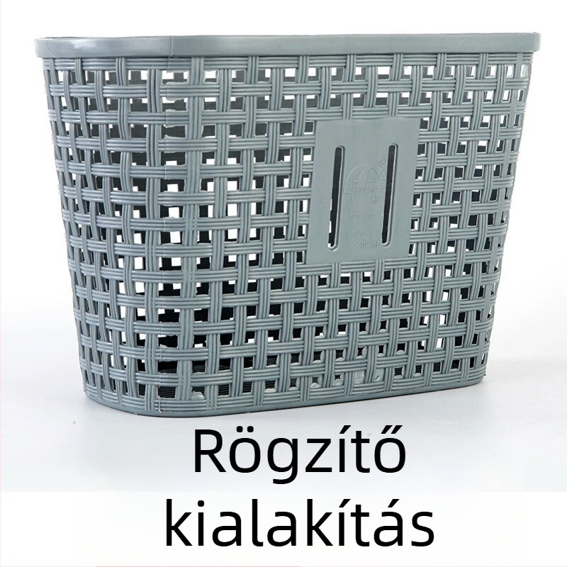 Kiváló minőségű ABS műanyag kerékpár kosár városi és elektromos kerékpárokhoz, univerzális ütésálló kiegészítő 026