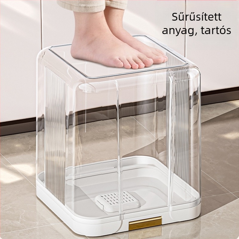 Rizstároló konténer nedvességálló, PET anyagból, skandináv stílus, kapacitás több mint 10 L
