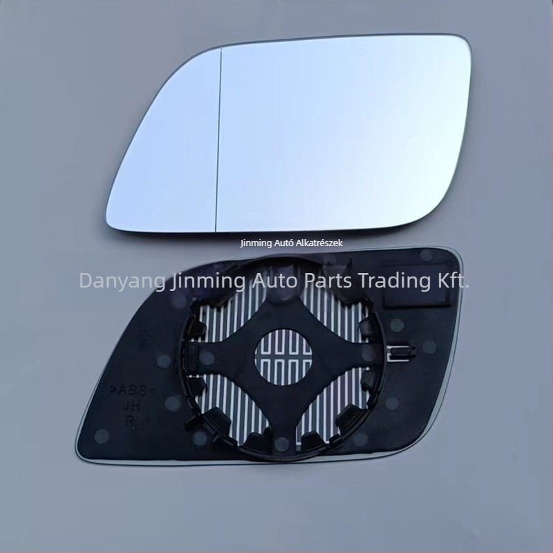 Hátsó nézet tükör elektromos fűtéssel VW Polo (02-05) – Modell 6Q 0 857 521/6Q 0 857 522; gömb alakú tükör; 12V; Tükör anyaga: üveg; kupak anyaga: ABS