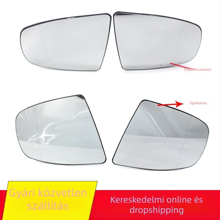 BMW X5/X6 E70/E71 (2008–2013) hátsó nézet tükör lencséje – síktükör, ABS tokozás, 12V, modellek 51167174979 51167298157 51167174982