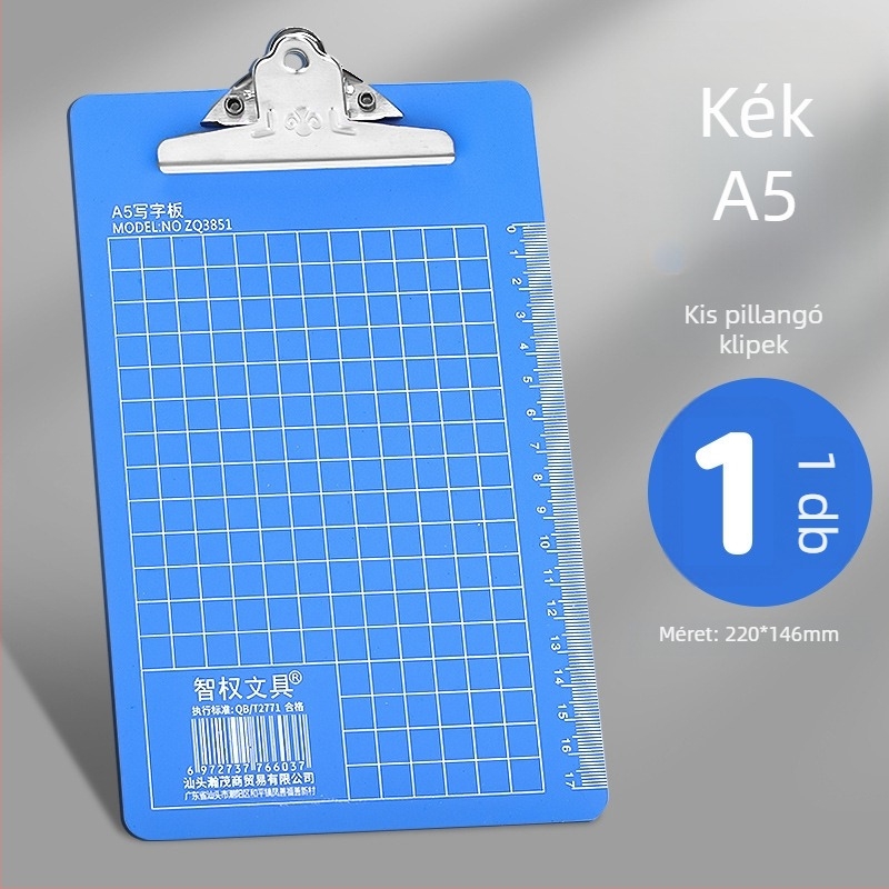 Xudele műanyag klipek mappa, modell XDL-WJJB, vastagított kialakítás