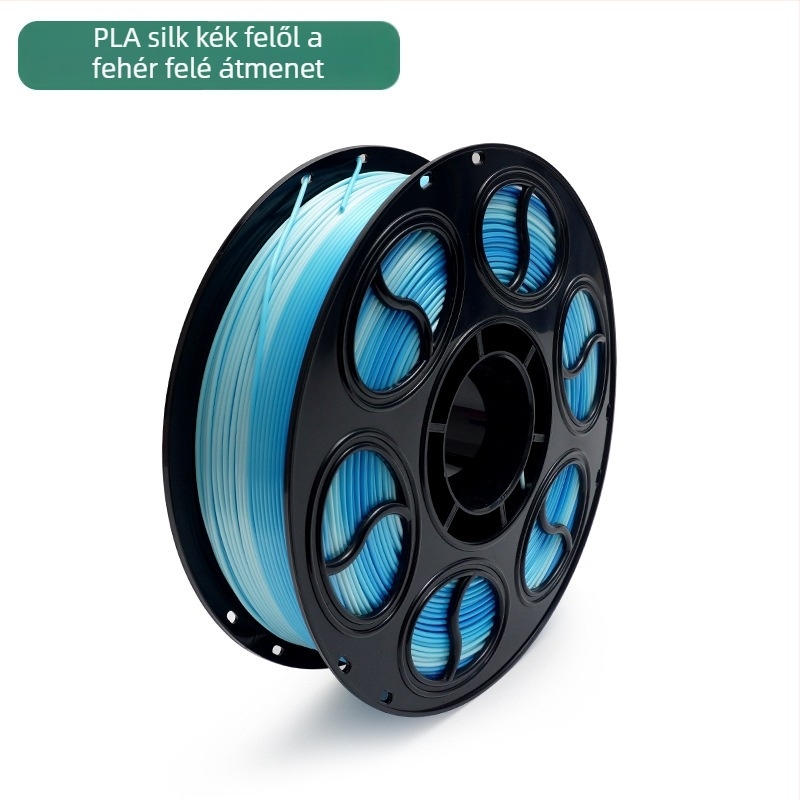 PLA selyemgradients filament, 1 kg, 330 m, kör keresztmetszet, 3D nyomtatáshoz