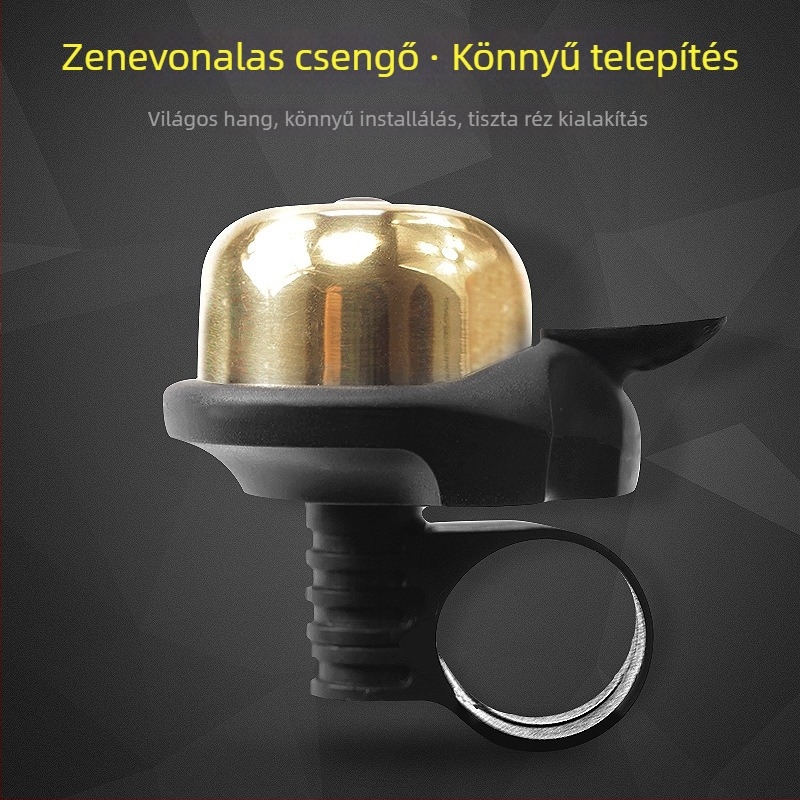 Kerékpár csengő MTB és országúti kerékpárokhoz, alumíniumötvözet, EROADE, hagyományos csengő, nem importált
