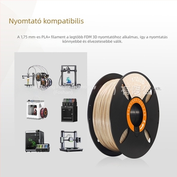 PLA filament 1.75 mm, márványhatás, 1 kg, FDM nyomtatókhoz