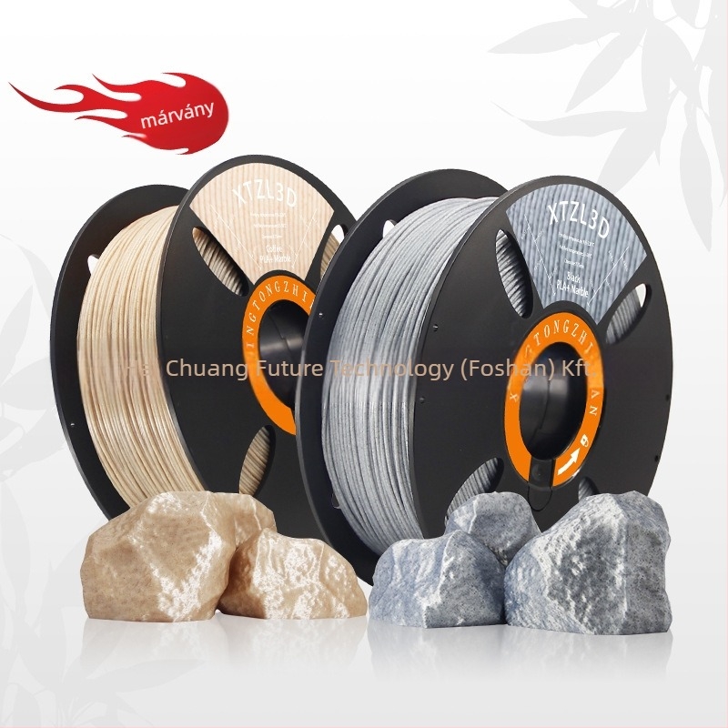 PLA filament 1.75 mm, márványhatás, 1 kg, FDM nyomtatókhoz