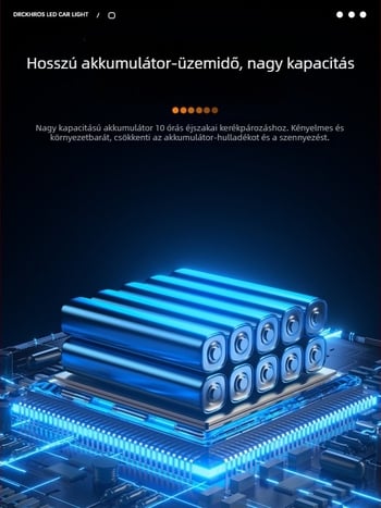 Hegyi kerékpár első lámpa USB töltéssel, elektromos kürttel és csengővel, hátsó fénnyel, kerékpáros felszerelés