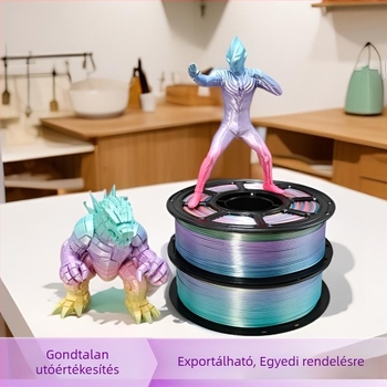 PLA+ selyemhatású filament 3D nyomtatáshoz, 1 kg, termékkód PLA+sc001