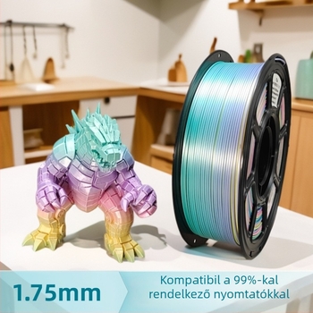PLA+ selyemhatású filament 3D nyomtatáshoz, 1 kg, termékkód PLA+sc001