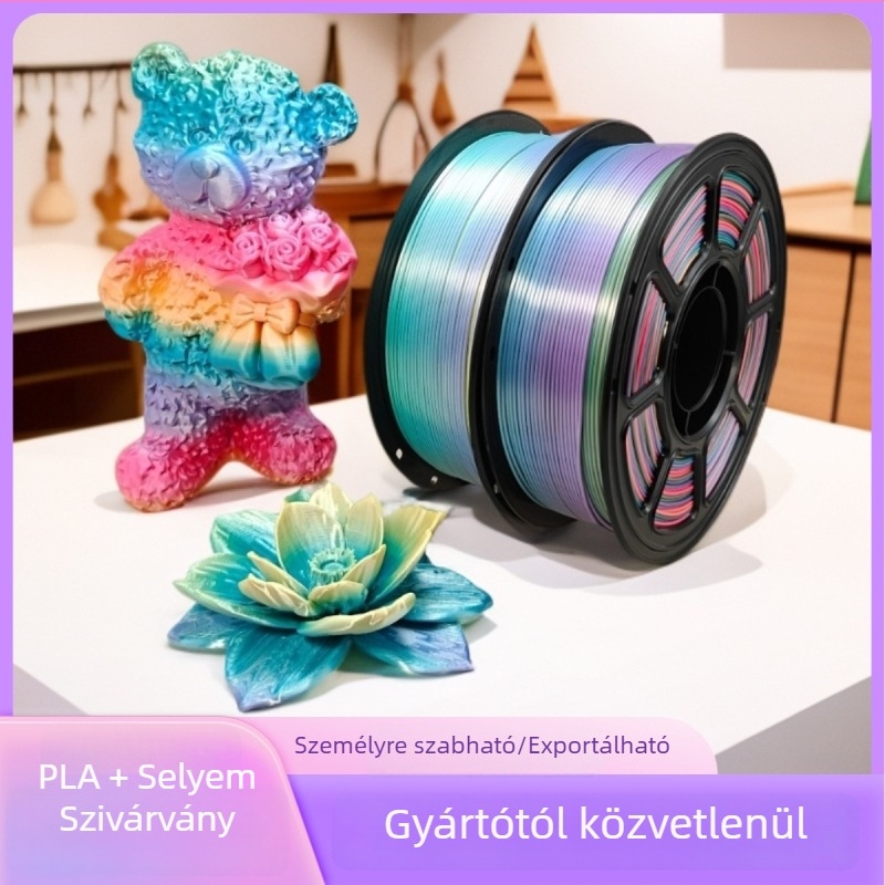 PLA+ selyemhatású filament 3D nyomtatáshoz, 1 kg, termékkód PLA+sc001