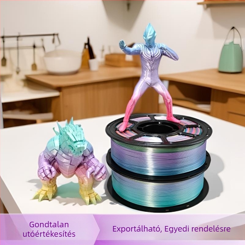 PLA+ selyemhatású filament 3D nyomtatáshoz, 1 kg, termékkód PLA+sc001